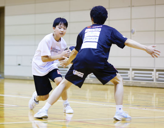 バスケットボールスクロール練習イメージ