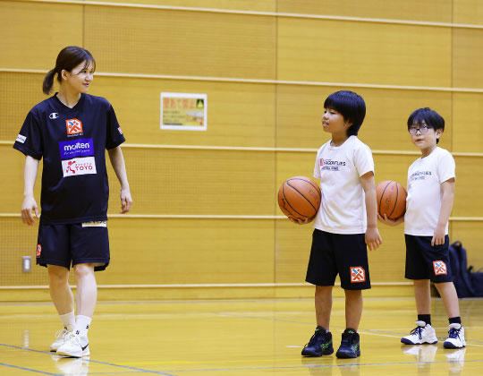 バスケットボールスクロール練習イメージ