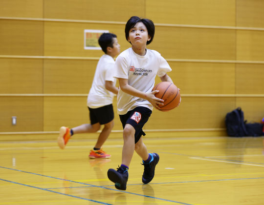 バスケットボールスクロール練習イメージ