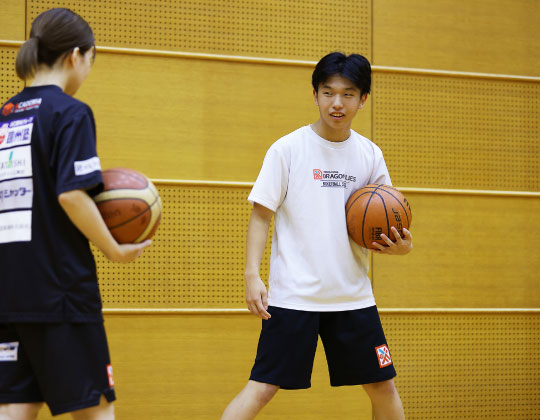 バスケットボールスクロール練習イメージ